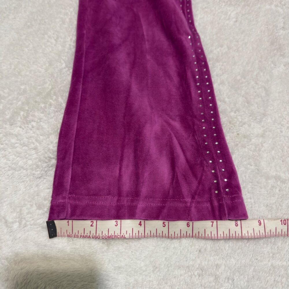 BCBG Max Azria Maternity Velour Tracksuit Set With Hoodie & Pants  Small purple - Picture 14 of 16